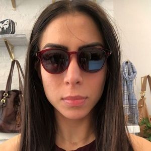 Saint Laurent Classic 10 burgundy sunglasses